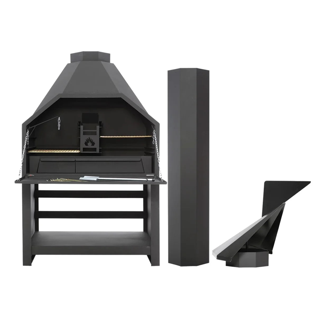 Model 1200 Super Deluxe Freestanding Braai